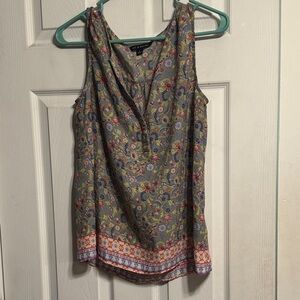 Zac & Rachel Multicolor Paisley Tank Top